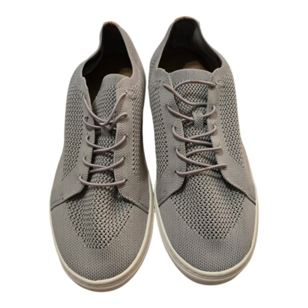 Lane Bryant Grey Knit Perforated Slip On Sneakers Women's 12 W WIDE